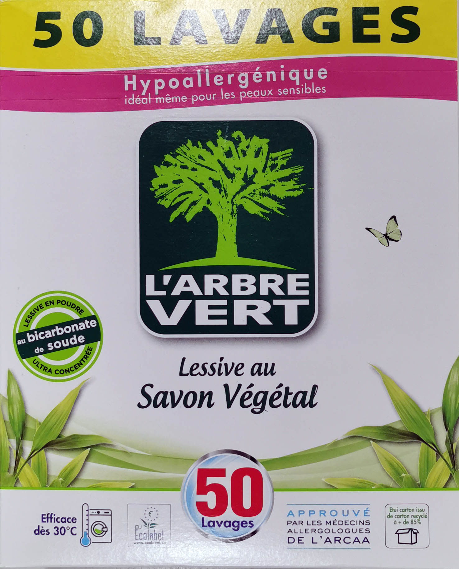 L'ARBRE VERT Стиральный порошок 2,5 кг / 50 Вт 